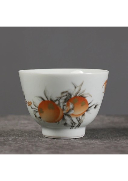 2 Adet 6.2x4.5 cm 50 ml 2 Adet/takım 50 ml Antik Mavi ve Beyaz Seramik Çay Bardağı Retro Uzun Ömür Şeftali Sanat Küçük Usta Fincan Chazhan Ev Kung Fu Çay Seti (Yurt Dışından)