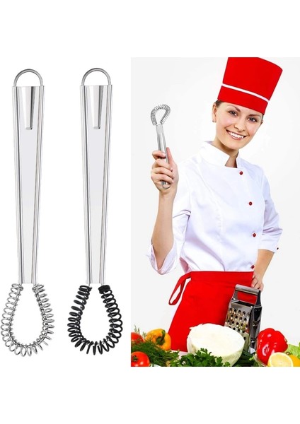 Aa Yumurta Çırpıcı Paslanmaz Çelik Mini Bahar Bobin Çırpma Silikon Çırpma El Sos Karıştırıcı Blender Süt Köpürtücü Köpürtücü Kahve (Yurt Dışından) fiyatları