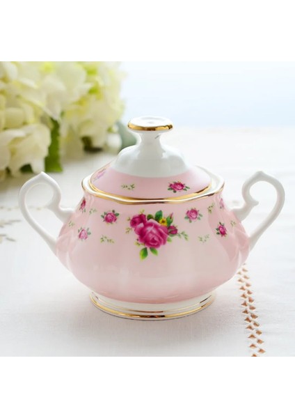 Stil 1 Avrupa Tarzı Cezve Süt Kavanozu Şeker Kavanozu Ev Kemik Çini (Yurt Dışından) modelleri