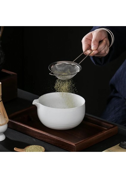 28 Japon Matcha Takımı, Seramik Yumurta Çırpıcı ile Kasenin Ağzından Boşaltma ile Matcha Çay Kaşığı Maccha Tozu Kompakt Hediye Kutusu (Yurt Dışından)