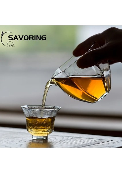 5.5x5 cm 55 ml Japon Çekiç Desenli Cam Küçük Çay Bardağı Çiçek Ağız Isıya Dayanıklı Cam Tek Fincan Kung Fu Çay Usta Fincan Sake Şarap Bardağı (Yurt Dışından) indirimleri