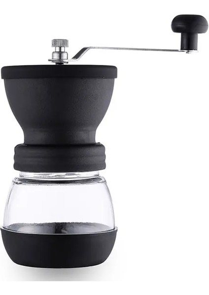 Siyah Manuel Kahve Değirmeni Taşınabilir Yıkanabilir Görsel Siyah 6/8 Dişliler Ayarlanabilir El Kahve Değirmeni Seramik Taşlama Çekirdek (Yurt Dışından) fiyatları