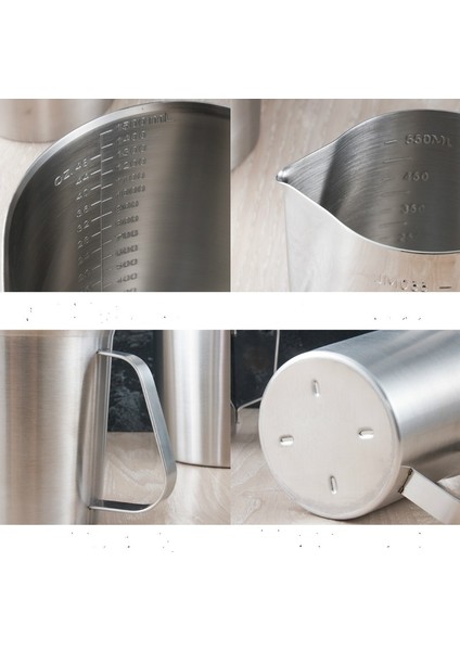 Ölçekli 1000 ml Paslanmaz Çelik Ölçüm Kabı Ölçekli Kalınlaşmış Su Isıtıcısı Mutfak Ev Milimetre Standart Süt Çay Pişirme Sürahisi SP805 (Yurt Dışından) fiyatları