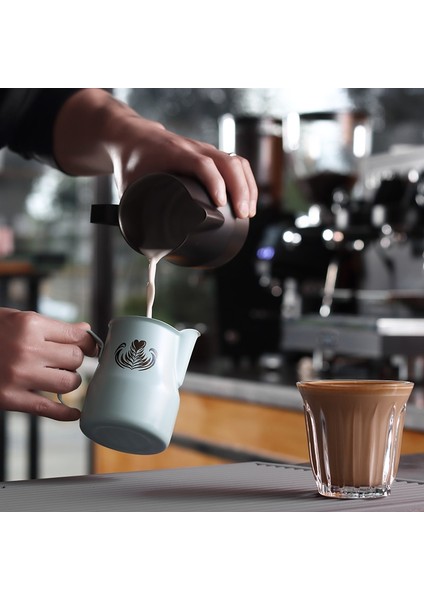 450ML 350ML/500ML/700ML Paslanmaz Çelik Frothing Sürahi Zanaat Espresso Kahve Barista Latte Cappuccino Süt Krem Fincan Frothing Sürahi (Yurt Dışından)
