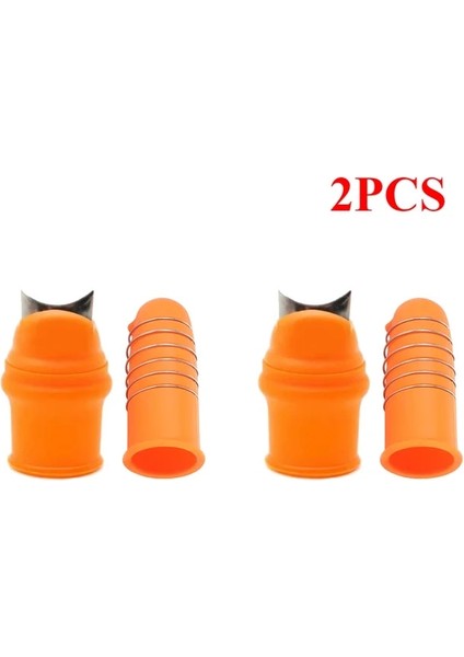 2 Takım B Silikon Başparmak Bıçak Parmak Koruyucu Dişliler Kesme Sebze Hasat Bıçağı Sıkma Bitki Bıçak Makas Bahçe Eldivenleri (Yurt Dışından)