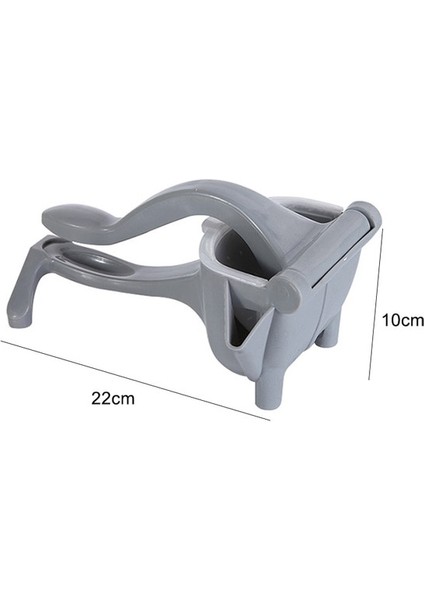 Gri Manuel Meyve Suyu Sıkacağı El Basıncı Plastik Meyve Sıkacağı Nar Limon Baskı Meyve Mutfak Aracı Aksesuarları (Yurt Dışından)