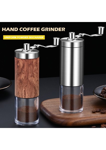 Ahşap Tahıl Upg Manuel Kahve Değirmeni Yüksek Kaliteli Taşınabilir El Taşlama ve Pudralama Ayarlanabilir ve Kullanışlı (Yurt Dışından) modelleri