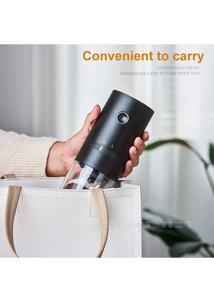 Beyaz Kahve Çekirdeği Öğütücü Elektrikli, Type-C USB Şarj Seramik Çapak Taşınabilir Elektrikli Kahve Değirmeni Değirmeni Kahve Lover Için Yeni Yükseltme (Yurt Dışından) modelleri