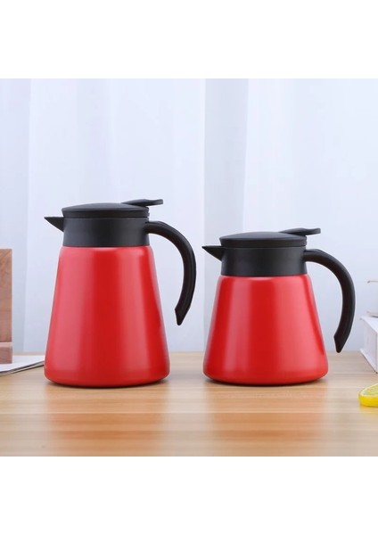BLACK-680ML 304 Paslanmaz Çelik Cezve Yalıtım Su Isıtıcısı Çift Katmanlı Yalıtım Pot Cezve 360 Derece Baş Aşağı Sızıntı Olmadan (Yurt Dışından) fırsatları