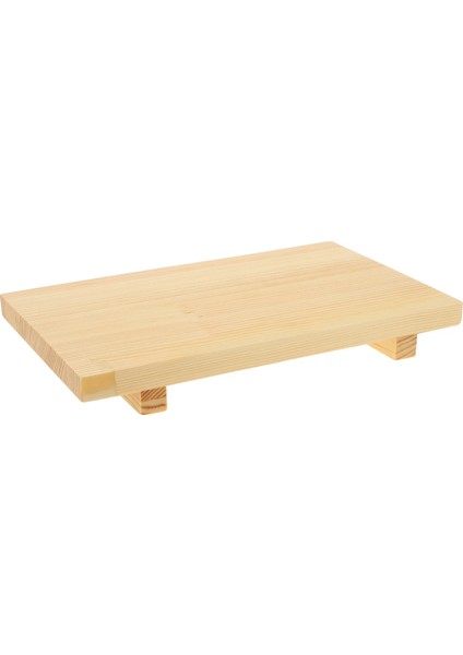 24X15X3 cm Suşi Servis Tabağı Tepsisi Plaka Tabağı Sashimi Japon Ahşap Gıda Ahşap Geta Bambu Peynir Tekne Tutucu Çanak Parti (Yurt Dışından)