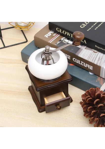 No 1 Manuel Kahve Makinesi Retro El Krank Katı Ahşap Kahve Değirmeni Ev Değirmeni Kahve Değirmeni (Yurt Dışından) indirimleri