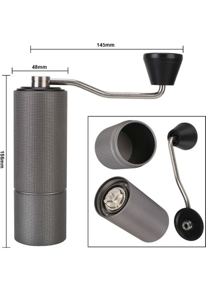 300ML Kahve Fincanı Kestane C2 Yüksek Kaliteli Alüminyum Manuel Kahve Değirmeni Paslanmaz Çelik Çapak Öğütücü Mini Kahve Freze Kahve Eşyaları (Yurt Dışından) indirimleri