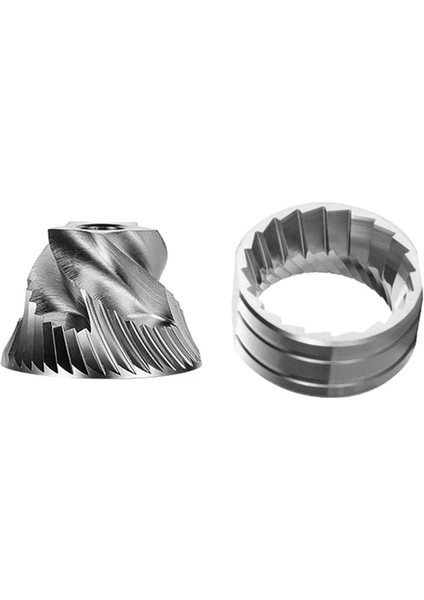 Beş Yıldızlı Koni Manuel Çapaklı Kahve Öğütücü Cnc Paslanmaz Çelik Çapak Değirmeni El Kahve Değirmeni Manuel Kahve Konik Çapak Öğütücü Plakası Daha Yüksek Gri (Yurt Dışından)