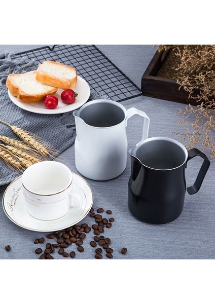 Orange 500ML Paslanmaz Çelik Süt Köpürtme Sürahisi - Kahve Su Isıtıcısı Espresso Üzerine Dökün Buharda Süt Köpürtme Fincan, Latte Sanatı Için Mükemmel (Yurt Dışından)