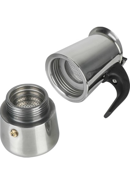 200ML Paslanmaz Çelik Mocha Espresso Latte Soba Filtre 2/4/6/9 Bardak Kahve Makinesi Pot Cezve Mutfak Için Moka Kahve Makinesi (Yurt Dışından) fırsatları