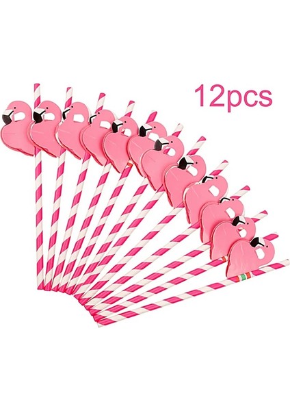Mavi 1 Takım Flamingo Kendi Başına Yap Kağıdı Şemsiye Içecek Seçtikleri Karton El Sanatları Payet Ananas Yaz Doğum Günü Hawaii Parti Süslemeleri (Yurt Dışından)
