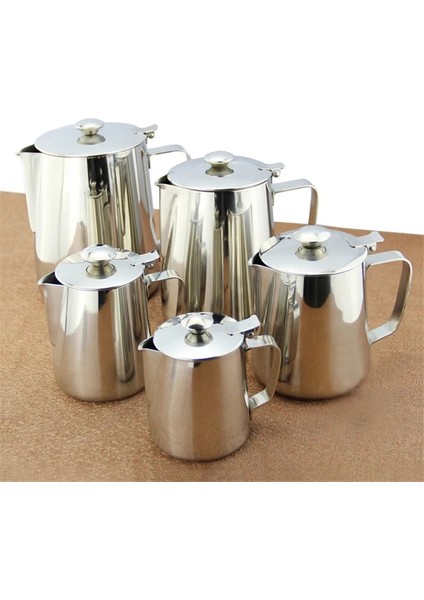 600 ml 2l Paslanmaz Çelik Çekme Çiçek Espresso Frothers Frothing Garland Fincan Latte Sürahi Zanaat Süt Kupa Kahve Cappuccino Pişirme Araçları (Yurt Dışından)