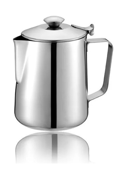 600 ml 2l Paslanmaz Çelik Çekme Çiçek Espresso Frothers Frothing Garland Fincan Latte Sürahi Zanaat Süt Kupa Kahve Cappuccino Pişirme Araçları (Yurt Dışından) fırsatları