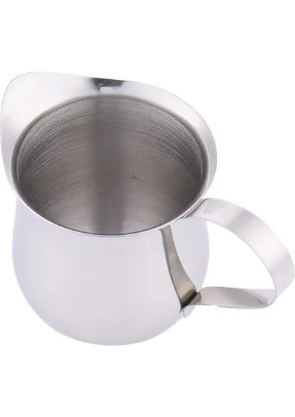 90 ml Paslanmaz Çelik Süt Bardağı 90/150/240 ml Davul Şeklinde Köpürtme Sürahi Kahve Dükkanı Küçük Süt Yoğunlaştırılmış Krem Süt Kupa Latte Sanat Sürahi (Yurt Dışından)