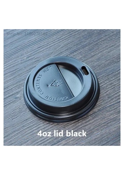 4 Oz Siyah Kapak 100 Adet 100 Adet/paket 4/8 Oz Tek Kullanımlık Altın Kağıt Bardak Içi Boş Çift Katmanlı Isı Yalıtımı Fırçalanmış Kağıt Bardak Kahve Fincanı (Yurt Dışından)