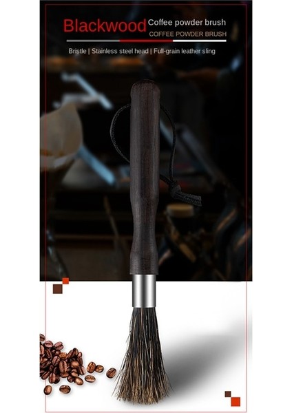 Blackbrown Kahve Değirmeni Temizleme Fırçası Kıllar ile Kordon Kahve Makinesi Fırça Temizleyici Aracı Barista Ev Mutfak Için (Yurt Dışından)
