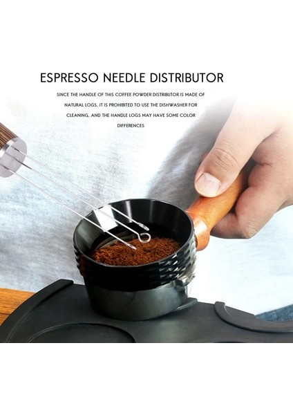 Beyaz Espresso Iğne Dağıtıcısı, Ahşap Saplı Espresso Iğne Dağıtıcısı, Espresso Barista Kahve Karıştırıcı Dağıtıcısı (Yurt Dışından) fiyatları
