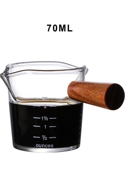 H Mini Cam Süt Fincan Kreması Sürahi Ölçme Fincan Çok Kullanımlı Baharat Tabağı Küçük Kahve Süt Sürahi Sirke Sos Kulplu Fincan (Yurt Dışından) fiyatları