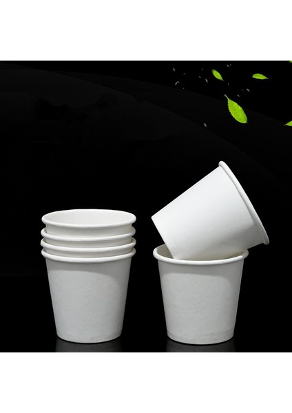 2.5oz Beyaz 100 Adet 100 Adet/paket 2.5oz Kağıt Bardak Beyaz/kraft Tek Kullanımlık Bardak Küçük Mini Kahve Fincanı (Yurt Dışından)