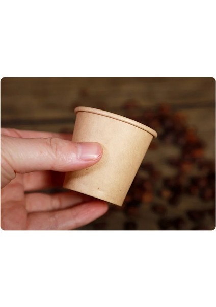 2.5oz Beyaz 100 Adet 100 Adet/paket 2.5oz Kağıt Bardak Beyaz/kraft Tek Kullanımlık Bardak Küçük Mini Kahve Fincanı (Yurt Dışından)