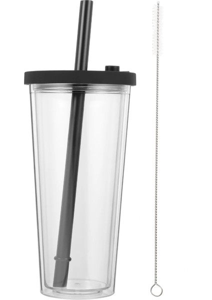 Beyaz Süt Çay Bardağı Geniş Ağızlı Smoothie Bardak Temizle Içme Bardakları Buzlu Kahve Su Tumbler Kalınlaşmak Içecek Kabarcık (Yurt Dışından)
