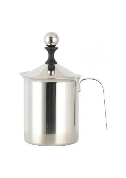 400ML 1 Yeni 400ML /800ML Paslanmaz Çelik Süt Köpürtücü Saplı Aşınmaya Dayanıklı Çift Örgü Manuel Süt Köpürtme Sürahisi Sıcak Satış (Yurt Dışından)