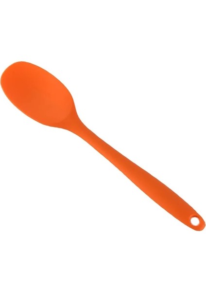 Yeşil Sıcak Evrensel Isıya Dayanıklı Entegre Kolu Silikon Kaşık Kazıyıcı Spatula Dondurma Kek Mutfak Aracı Gereç Kolaylık (Yurt Dışından)