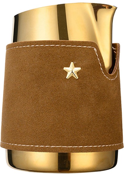 Altın Süt Köpürtme Sürahi Köpürtme Fincan Espresso Latte Sanat Süt Vapur Fincan Espresso Buharda Sürahi Barista Araçları Için Kulpsuz (Yurt Dışından) indirimleri