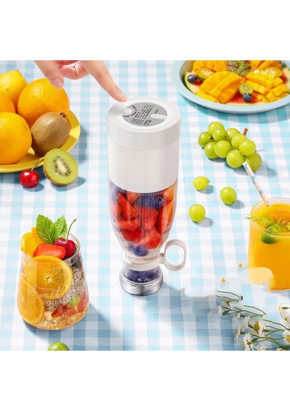 Beyaz Taşınabilir Blender Mini Mikser Elektrikli Meyve Sıkacağı Makinesi Taze Meyve Suyu Blender Smoothie Maker Blender Bardak Şişe Seyahat Mutfak (Yurt Dışından) fiyatları