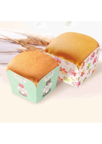 Karikatür Sirk 100 Adet 100 Adet Kağıt Cupcake Bardak Kare Tek Kullanımlık Kek Bardağı Isıya Dayanıklı Tatlı Kaseler Sevimli Mini Kek Kutusu Parti Düğün Malzemeleri (Yurt Dışından)