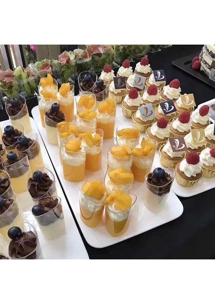 25 Adet 30/25/15 Adet Mini Tatlı Bardak Pratik Temizle Meze Bardağı Taşınabilir Jöle Puding Köpük Bardak Ev Mağaza Için (Yurt Dışından)