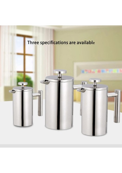 800ML Kahve Demleme Potu Espresso Fransız Filtre Çay Bira Kahve Makinesi Üreticisi Su Isıtıcısı Ev El Yumruk Düdüklü Tencere Coffeeware (Yurt Dışından)