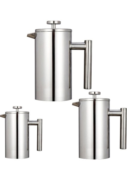 800ML Kahve Demleme Potu Espresso Fransız Filtre Çay Bira Kahve Makinesi Üreticisi Su Isıtıcısı Ev El Yumruk Düdüklü Tencere Coffeeware (Yurt Dışından)