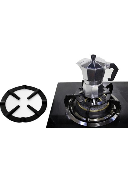 Gümüş Alüminyum Destek Taşınabilir Soba Redüktör Gaz Sobası Dayanıklı Aksesuarlar Kahve Makinesi Raf Kaynama Halkası Güvenli Mutfak Moka Pot (Yurt Dışından) fırsatları