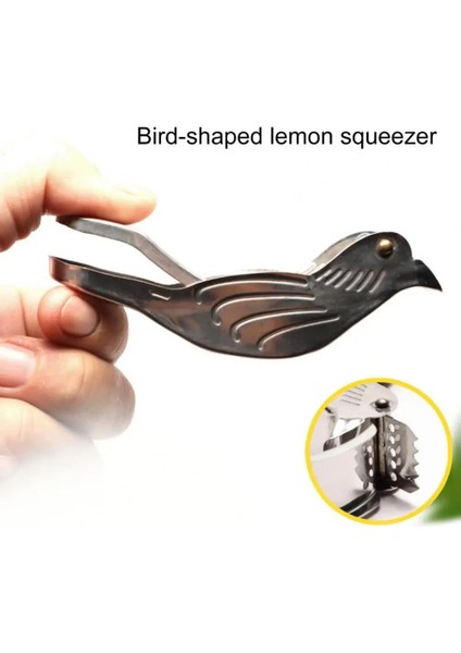 B03 1 Adet Limon Klip Manuel Şeffaf Meyve Sıkacağı Taşınabilir Kuş Şekli Şeffaf Portakal Limon Manuel Sıkacağı Mutfak Gadget (Yurt Dışından) fırsatları