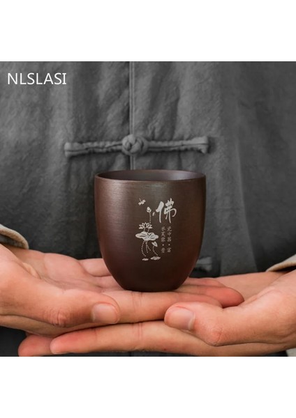 G - 6x6.4cm 110ML 2 Adet 2 Adet/takım Yixing Mor Kil Çay Fincanı Kahve Fincanı Oolong Çay El Yapımı Butik Çay Kasesi Usta Çay Fincanı Taşınabilir Kişisel Tek Fincan (Yurt Dışından) modelleri