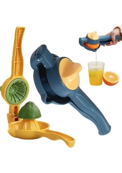 Mavi Limon Kireç Sıkacağı El Sıkacağı Limon Sıkacağı Max Ekstraksiyon Manuel Narenciye Sıkacağı Taşınabilir Farklı Meyve Narenciye Sıkacağı (Yurt Dışından)