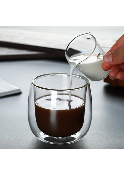 70 ml 2 Adet 70 ml 2 Set Cam Süt Sürahisi E N E N E N E N E N E N E N E N E N E Borulu Dökme Kahve Krem Sos Sürahisi Barista Zanaat Kahve Latte Süt Köpürtme Sürahisi Sürahi (Yurt Dışından)