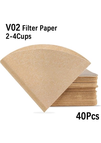 V02 Filtre Kağıdı Kahve Sunucusu Cam Demlenmiş Kahve Paylaşım Potu Kahve Damlatıcı Cezve Üzerine Dökün 300ML 400ML 600ML Barista Kahve Seti (Yurt Dışından)