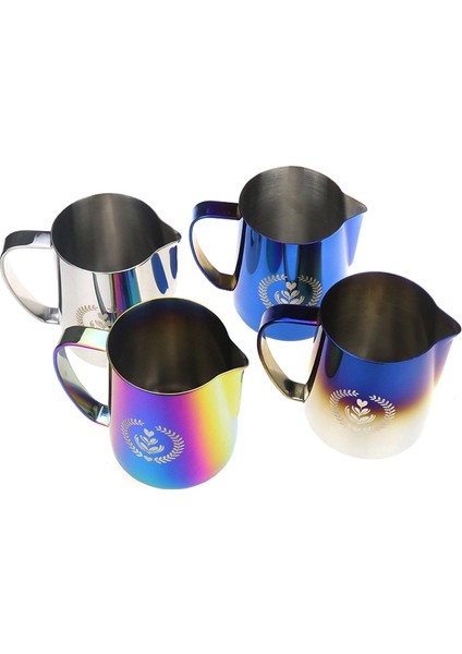 Karpuz Kırmızısı 350ML Espresso Buharlama Sürahisi 350/600ML, Espresso Süt Köpürtme Sürahisi,kahve Süt Köpürtme Fincan, Kahve Buharlama Sürahisi (Yurt Dışından) fırsatları