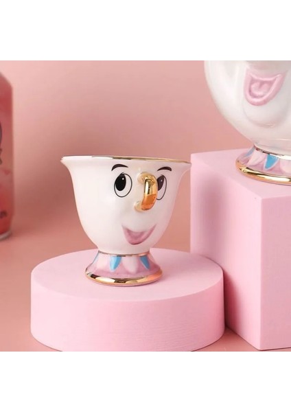 Tatlı Tabağı 20 cm Disney Güzel ve Beast Demlik Kupa Bayan Potts Çip Fincan Karikatür Çaydanlık Bardak Seti Yaratıcı Noel Doğum Günü Hediyesi Dropshipping (Yurt Dışından) indirimleri