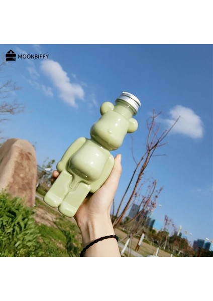 700 ml 1 Adet Tek Kullanımlık Kabarcık Çay Bardağı Karikatür Su Şişesi Kukla Ayı Şekilli Kalınlaşmış Net Meyve Suyu Şişesi Tatlı Bardak Vasos Desechables (Yurt Dışından)
