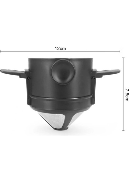 Beyaz Taşınabilir Kahve Filtresi Yeniden Kullanılabilir Huni Çay Demlik Paslanmaz Çelik Minie Damlatıcı Kahve Damlatıcı Ev Ofis Seyahat Için (Yurt Dışından) modelleri