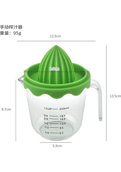 Yeşil Taşınabilir Manuel Sıkacağı Ölçekli Limon Sıkacağı Portakal Suyu Mutfak Dıy Suyu Aracı Ev Essentials Sıkacağı Mutfak Aksesuarları (Yurt Dışından) modelleri