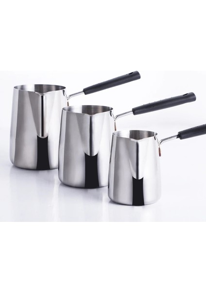 600ML Uzun Saplı Balmumu Erime Tavası Dıy Mum Sabunu Erir Pot Kokulu Balmumu Erir Metal Kahve Toroid Sürahi Latte Süt Köpürtme Sürahisi (Yurt Dışından)